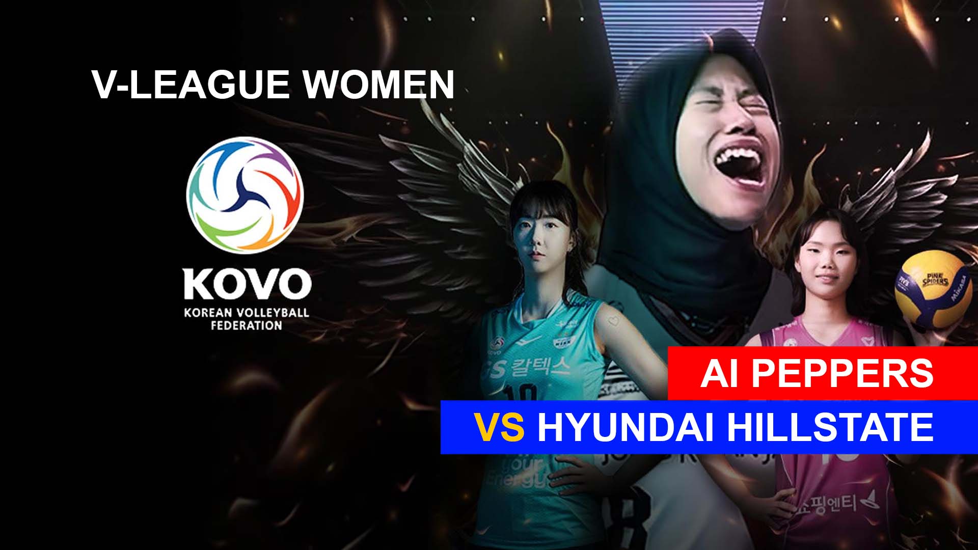 KOVO V-League Women: AI Peppers VS Hyundai Hillstate (16/03/2024)
